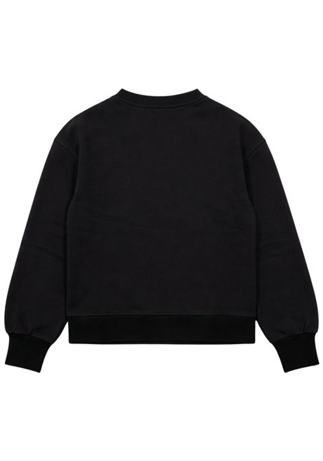 Felpa bambina nera in cotone Patrizia Pepe | 7M0935/MANERO